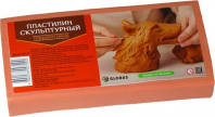 Пластилин скульптурный Глобус 500г терракотовый ПЛС-02