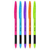 Ручка шариковая Berlingo Tribase grip color zone, синяя 0,7мм цвет.корпус, ассорти