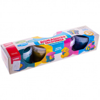 LORI Радужный песок 4 цвета 140гр формочка Пт-018*