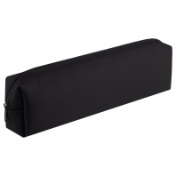 Пенал мягкий Först 210*40*60мм квадро полиэстер+ПВХ Classic Black