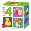 Десятое королевство Кубики BABY TOYS 4шт Микс