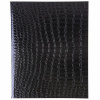 Тетрадь 48л А5 Хатбер клетка Бумвинил METALLIC CROCO Черная