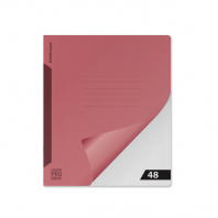Тетрадь 48л Erich Krause клетка, пласт.обл CoverProBook Риф, коралловый