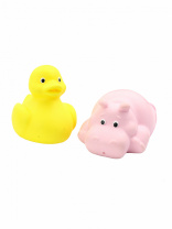 Весна Резиновая игрушка набор д/купания №2.фигурки 2шт 4-7см В3758