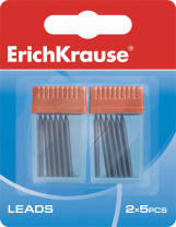 Грифель д/циркуля Erich Krause набор 5шт*2конт 2,0мм HB в блистере 