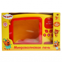 Играем вместе Микроволновая печь Три кота 25*14*9см на батарейках, свет