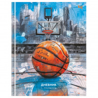 Дневник 1-11кл тверд BG 40л матов.ламин Basketball sketch