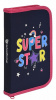 Пенал 1 отделение Schoolformat 190*90 SUPER GIRL софт-тач
