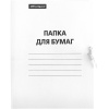 Папка д/бумаг с завязками OfficeSpace А4+ картон немелованный, 300г/м2, белый, до 200л
