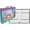 Папка д/творчества А4 deVENTE на молнии с 3-х сторон, ручка Hey Corgi