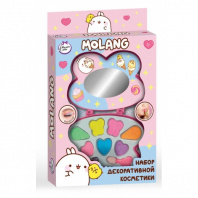 Косметика Милая леди Molang Набор:тени д/век 7цв,помада,футляр 131373