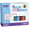 Развивашки Тесто д/лепки 4цв по 100гр в коробке П100