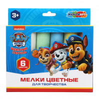 Мелки 6цв Мульти Арт Щенячий Патруль, круглые