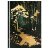 Блокнот А5 тв.обл BG Golden forest, мат.ламин, тисн.фольгой 64л клетка