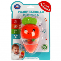 Умка Развивающая игрушка Морковка 12*8см пластмасса*