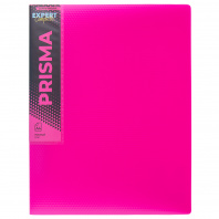 Папка А4 60 файлов Expert Complete Prisma neon 25мм/700мм пластик, розовый   