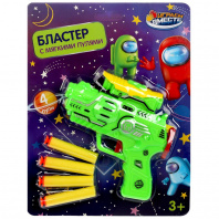 Играем вместе Бластер с мягкими пулями Смерч 15*15*3,5см блистер