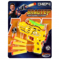 Играем вместе Бластер с мягкими пулями Смерч 25,6*19,5*4см блистер