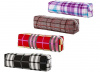 Пенал мягкий Mazari PLAID 19*7*4см ПВХ ассорти М-9534