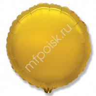 Шар фольга 18/45см А Круг (Blue,Gold,Red,Silver)