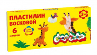 Пластилин 6цв Каляка-Маляка восковой 90гр ПВКМ06