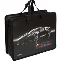 Папка д/творчества А4 deVENTE с ручками, пластик/текстиль, дно 10см Luxury Car