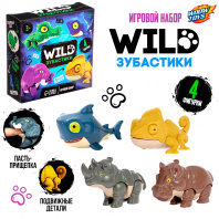 Сима Ленд Фигурки набор 4шт Wild. Зубастики, в коробке, ассорти