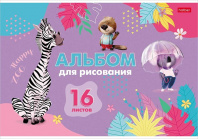 Альбом д/рис 16л Хатбер Happy ZOO