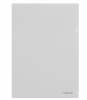 Папка уголок А4 Erich Krause Fizzy Clear White полупрозрная, белый 