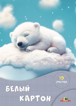 Картон белый А4 10л Апплика Сладкие сны