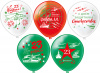 Шар с рис.12/30см МИКРОС пастель шелк Праздник 23 Февраля! Ч53521 (25шт/уп)
