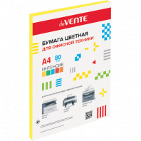 Бумага А4 50л deVENTE 80г/м2 интенсив желтый 2072244