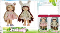 РАСПРОДАЖА DV Кукла 16см Little Milly шарнирная, в коробке (берёзка)*