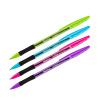Ручка гел Berlingo Tribase Gel grip neon, черная 0,5мм тонир.корпус