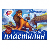 Пластилин 8цв Луч Фантазия восковой 