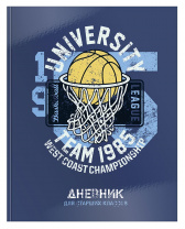Дневник 5-11кл тверд Schoolformat мат.ламин Баскетбол