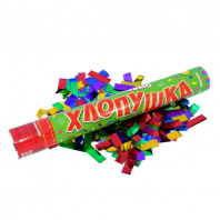 Пневмохлопушка 40см МИКРОС конфетти бумага/фольга
