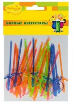 Шпажки д/канапе 30шт Пати Бум пластик