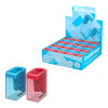 Точилка с контейнером Erich Krause City Mini, Bubble Gum 1 отв ассорти 
