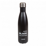 deVENTE Бутылка-термос 750мл TOTAL BLACK, нержав.сталь, матовая черная