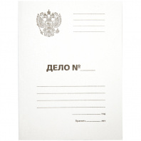 Папка-обложка Дело OfficeSpace Герб России, немелов.карт. 300г/м2 257314
