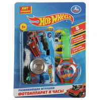 Умка Игрушки Фотоаппарат и часы Hot Wheels 3*14*18см пластмасса